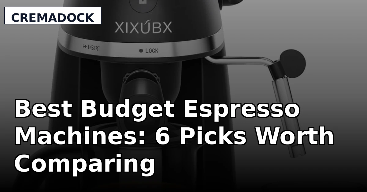 Best Budget Espresso Machines: 6 Picks Worth Comparing