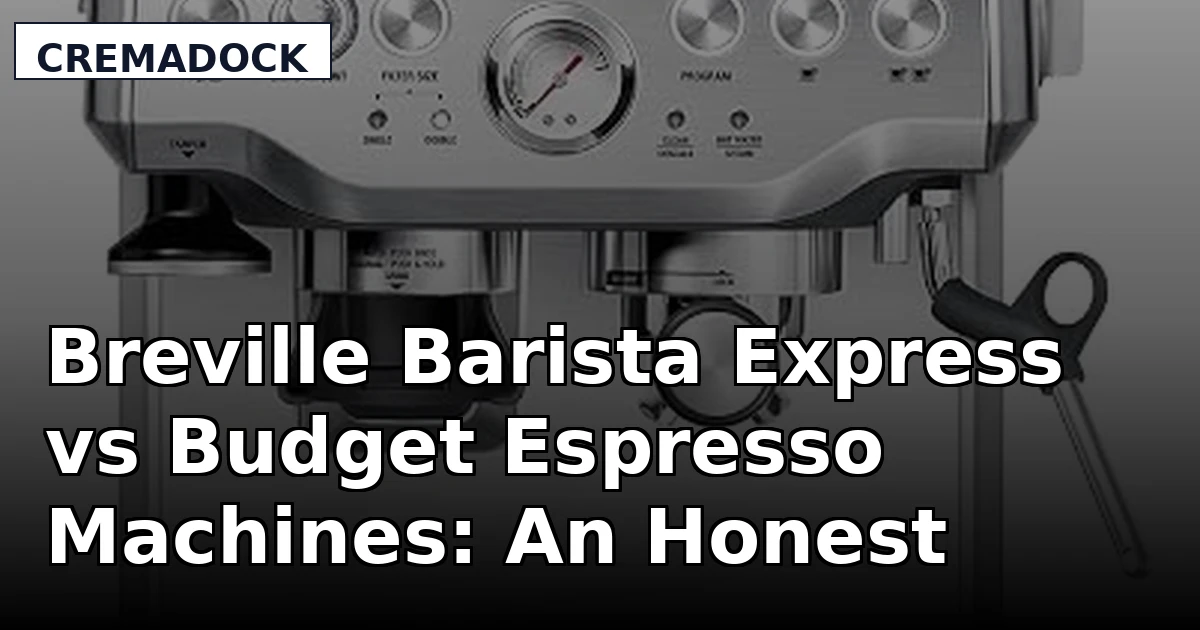 Breville Barista Express vs Budget Espresso Machines: An Honest Breakdown