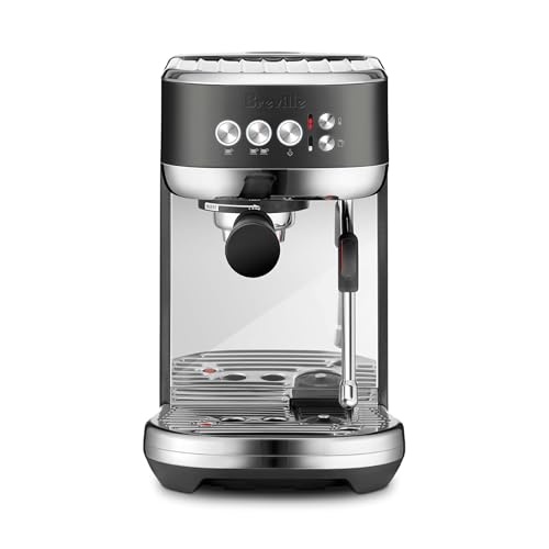 Breville BES500BST Bambino Plus Espresso Machine, Black Stainless Steel