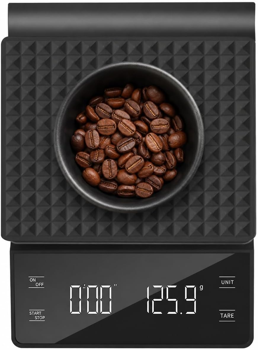 NKOVE Coffee Scale with Timer (B0CJ7S41HJ)