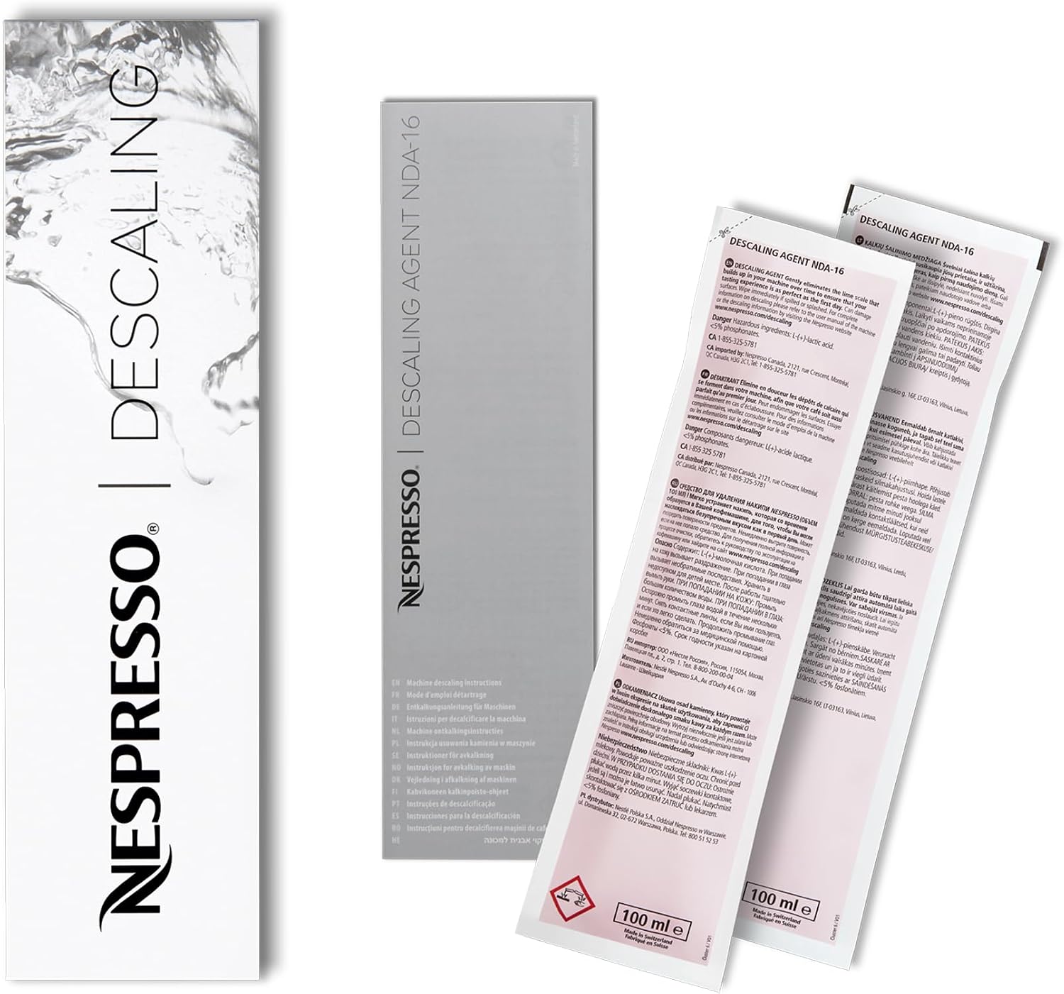 Nespresso Descaling Kit Solution (B0CWGL2M86)