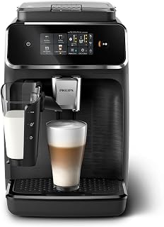 PHILIPS 2300 Series Fully Automatic Espresso Machine, LatteGo Milk System