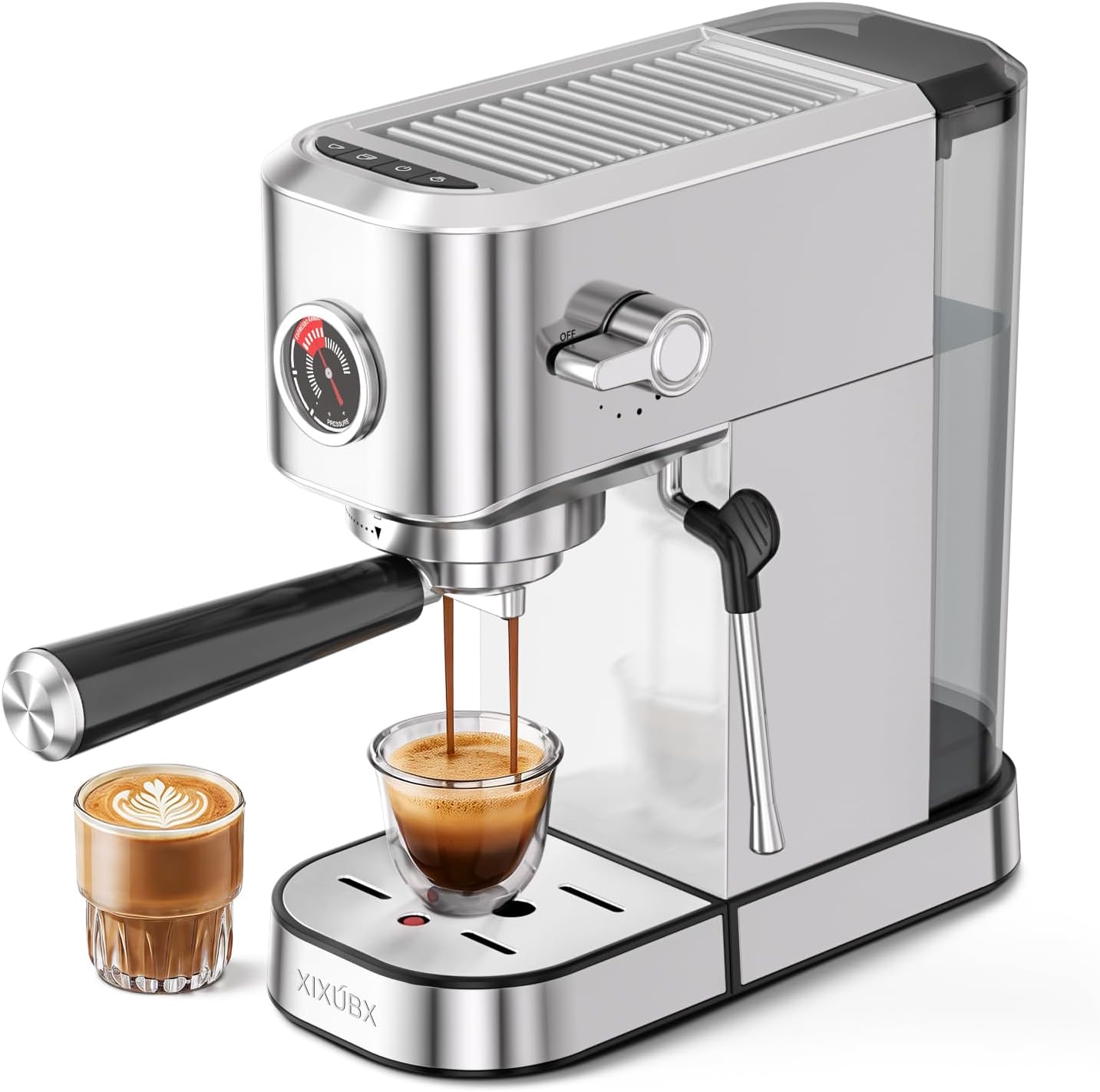 XIXUBX Espresso Machine with Milk Frother